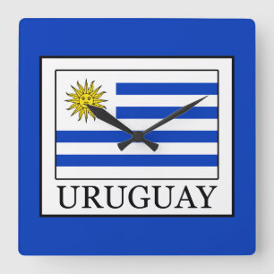 Uruguay Fyrkantig Klocka