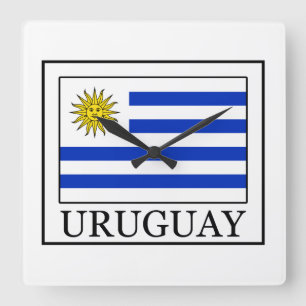 Uruguay Fyrkantig Klocka