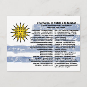 Uruguay - Himno Nacional Vykort