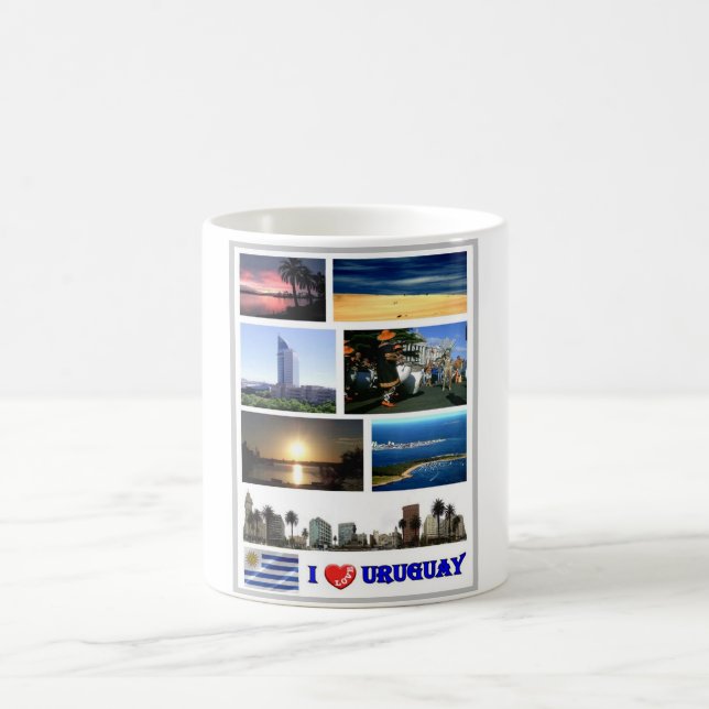 Uruguay - I Kärlek - Kaffemugg (Center)