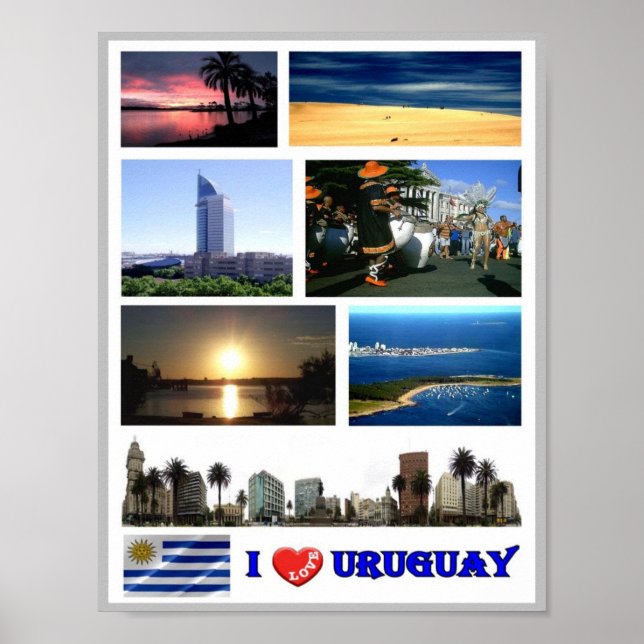Uruguay - I Kärlek - Poster (Framsidan)