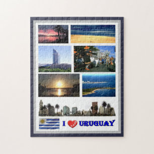 Uruguay - I Kärlek - Pussel