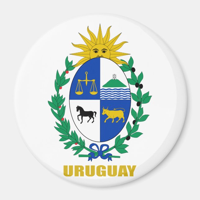 Uruguay Jackar om Arm Magnet (Framsidan)