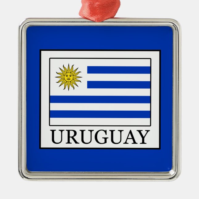 Uruguay Julgransprydnad Metall (Framsidan)