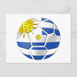 Uruguay La Celeste Uruguay-soccer fläkt-gåvor Vykort