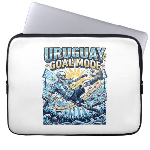 Uruguay Mål Läge Skelett Anfallare Nationer Dynami Laptop Fodral