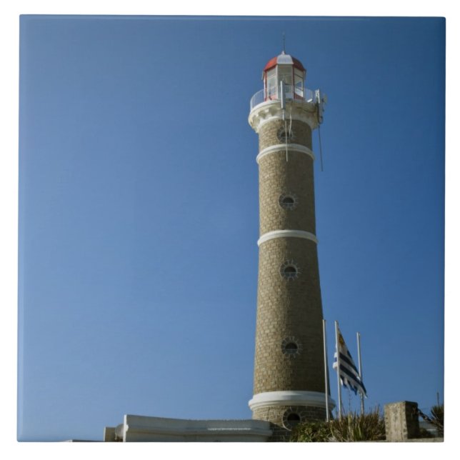 Uruguay, Maldonado Department, Jose Ignacio. Kakelplatta (Framsidan)