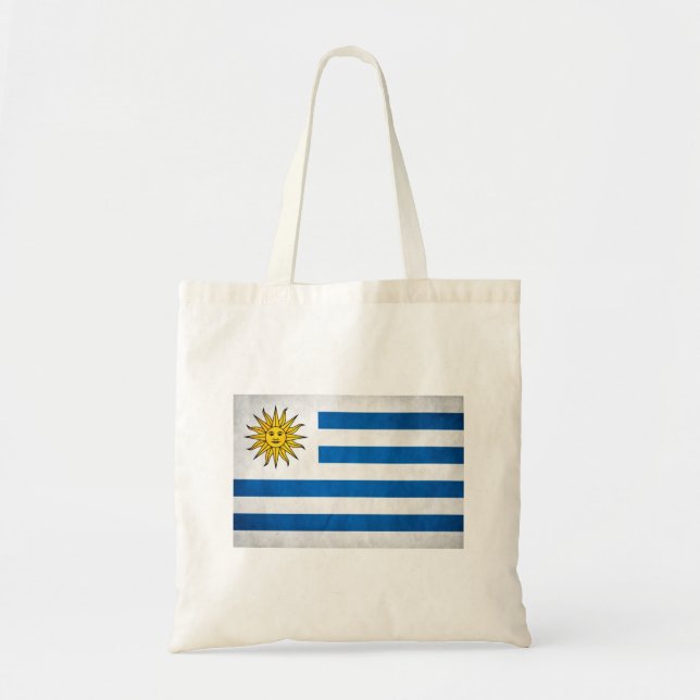 Uruguay medborgareflagga tygkasse (Framsidan)