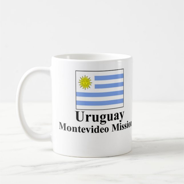 Uruguay Montevideo beskickningmugg Kaffemugg (Vänster)