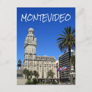 uruguay montevideo plaza vykort