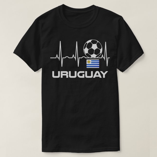 Uruguay Ocer Jersey Uruguay Futbol Gift T Shirt (Design framsida)