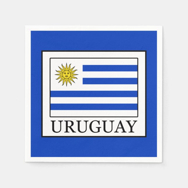 Uruguay Pappersservett (Framsidan)