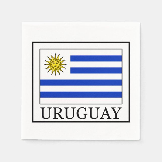 Uruguay Pappersservett (Framsidan)