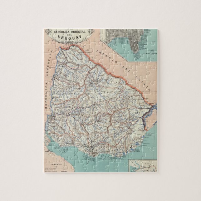 Uruguay Pussel (Vertikal)