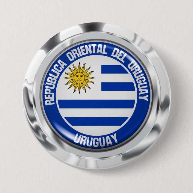 Uruguay Round Emblem Knapp (Framsida)
