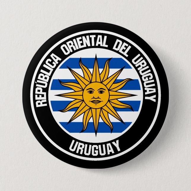 Uruguay Round Emblem Knapp (Framsida)
