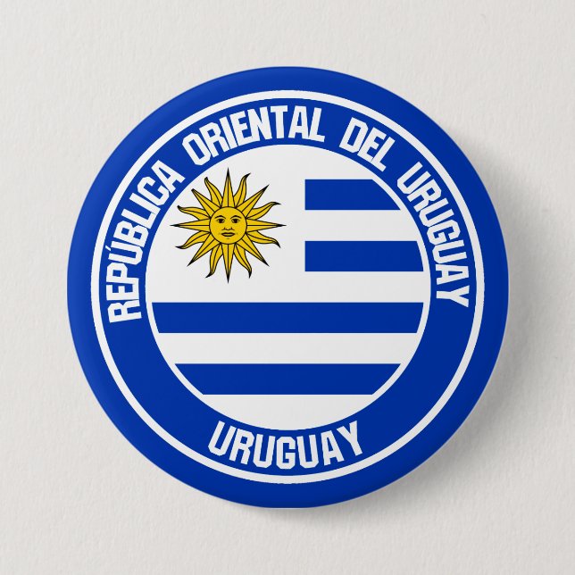 Uruguay Round Emblem Knapp (Framsida)