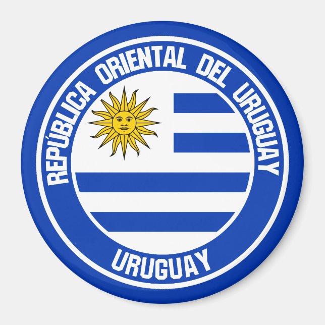 Uruguay Round Emblem Magnet (Framsidan)
