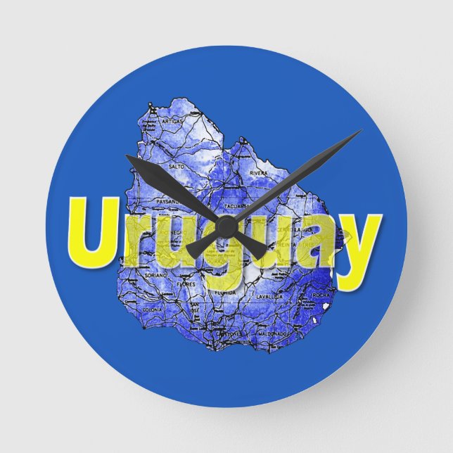 Uruguay Rund Klocka (Framsida)