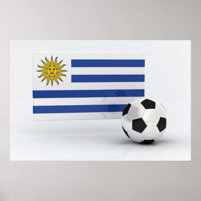 Uruguay Soccer Poster (Framsidan)