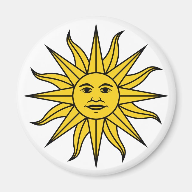 Uruguay Sol de Mayo Magnet (Framsidan)