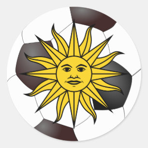 Uruguay ’Sol de Mayo’ Runt Klistermärke