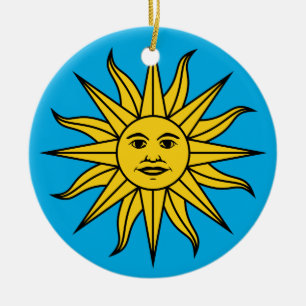 Uruguay solenoid de Mayo Julgransprydnad Keramik