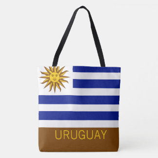 Uruguay Stripe Land Travel Keepsaké Tygkasse