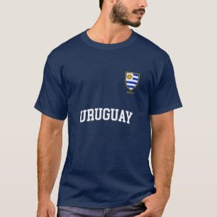 Uruguay Team Sports Ocer Uruguay Uruguay Flagga Je T Shirt