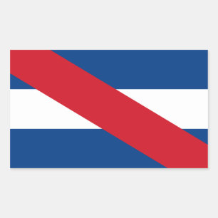 Uruguay/uruguayansk Artigas flagga Rektangulärt Klistermärke