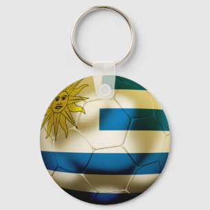 Uruguay värld nyckelring