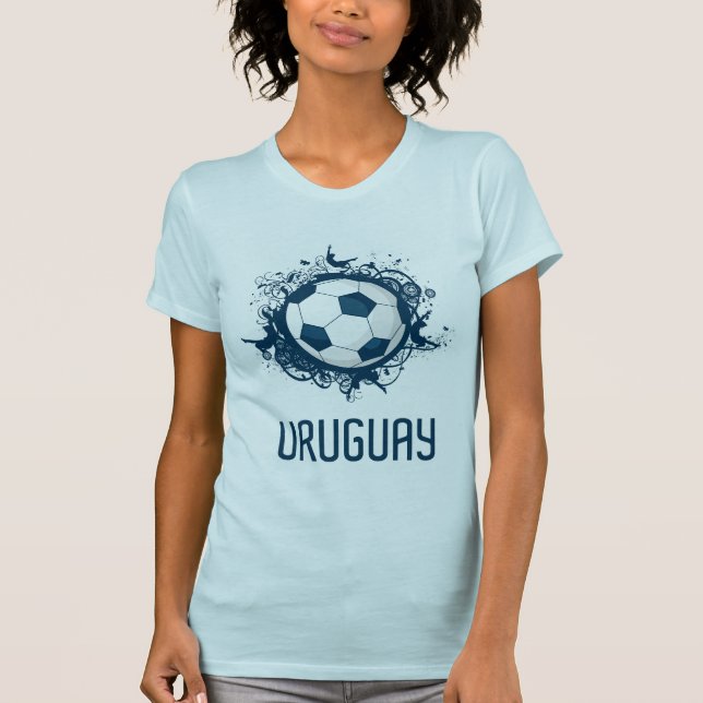 Uruguay värld t-shirt (Framsida)