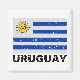 Uruguay vintageflagga magnet