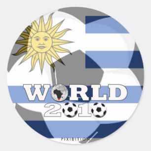 Uruguay Vm Sticker Runt Klistermärke