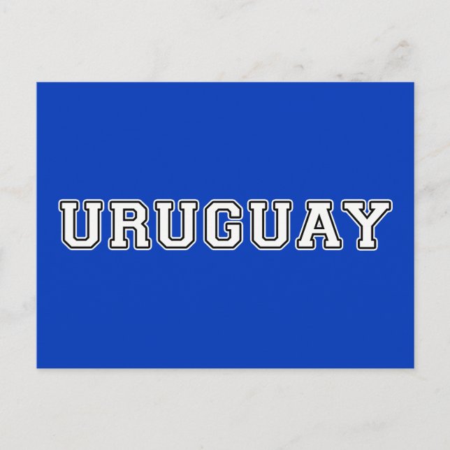 Uruguay Vykort (Framsida)
