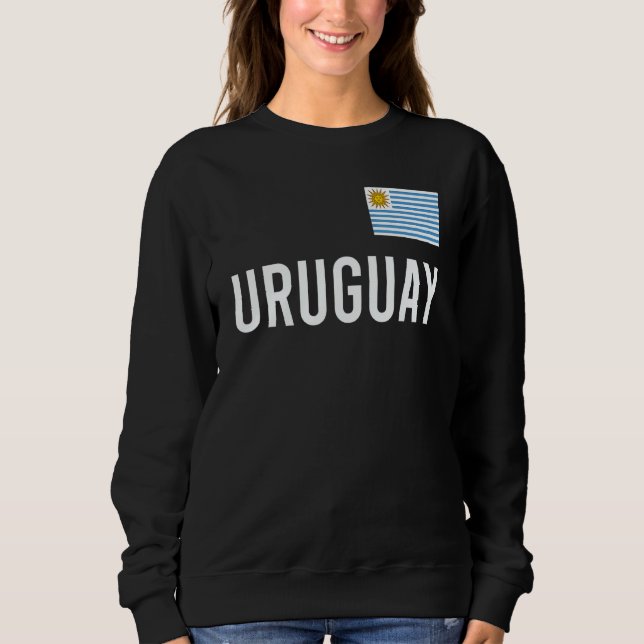 Uruguay Women Men Kids Uruguay Flag Souvenir T Shirt (Framsida)