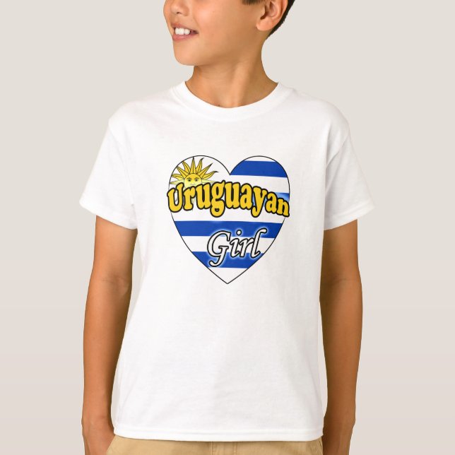 Uruguayan Girl Tee Shirt (Framsida)