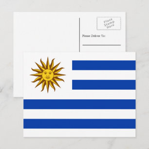 Uruguayansk flagga, Flagga av Uruguay Vykort