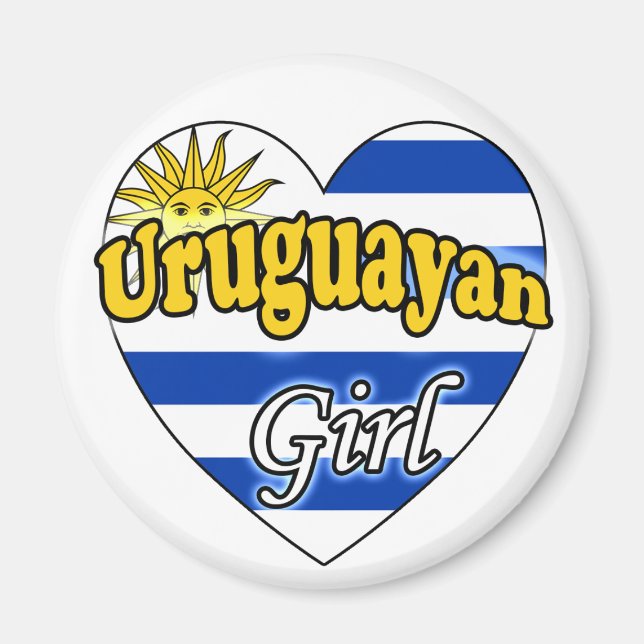 Uruguayansk flicka magnet (Framsidan)