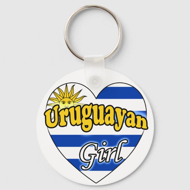 Uruguayansk flicka nyckelring (Framsida)