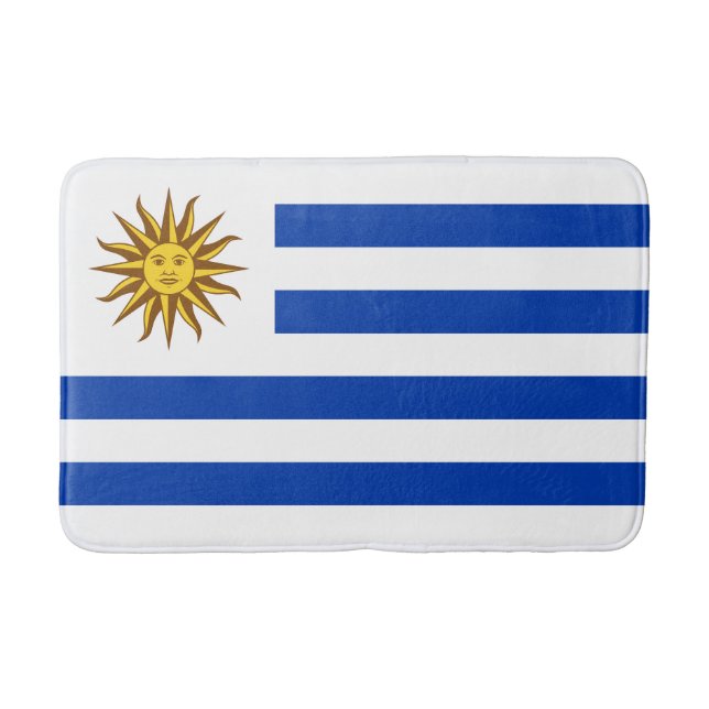 Uruguays flagga badrumsmatta (Framsidan)