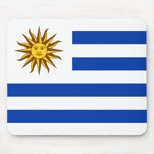 Uruguays flagga musmatta (Framsidan)