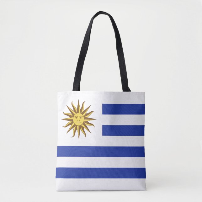 Uruguays flagga tygkasse (Framsida)