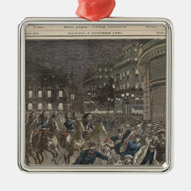 Uruppförandet av 'Lohengrin Julgransprydnad Metall (Framsidan)