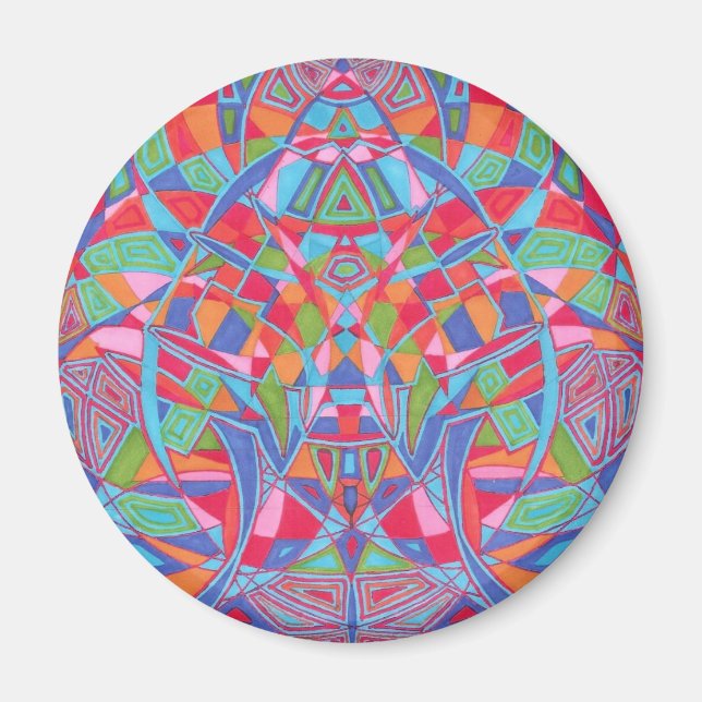 Urus Fret mandala magnet (Framsidan)