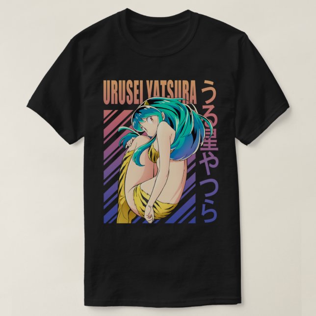 Urusei yatsura art tapet Lum Lama61 T Shirt (Design framsida)