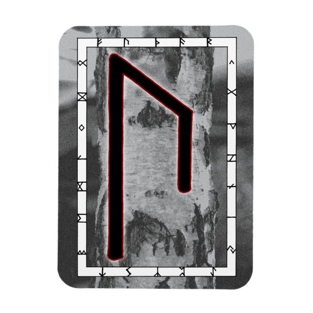 Uruz Viking Rune Magnet - Wisdom! (Vertikal)