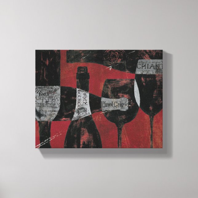 Urval för vin canvastryck (Framsida)