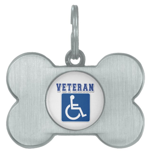 Urvalsinvalid veteran ID-bricka husdjur (Framsidan)