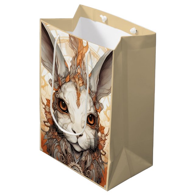 Urverk Karott Solarpunk Steampunk Kanin Bunny (Framsidan Vinklad)